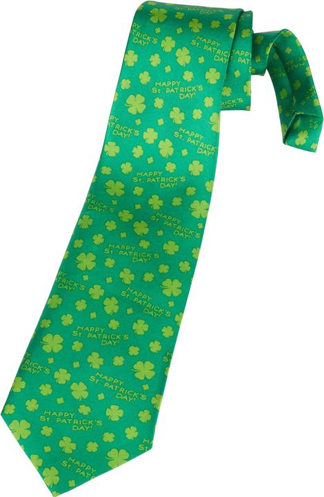Immagine prodotto Dressforfun Cravatta di San Patrizio con trifogli e scritte