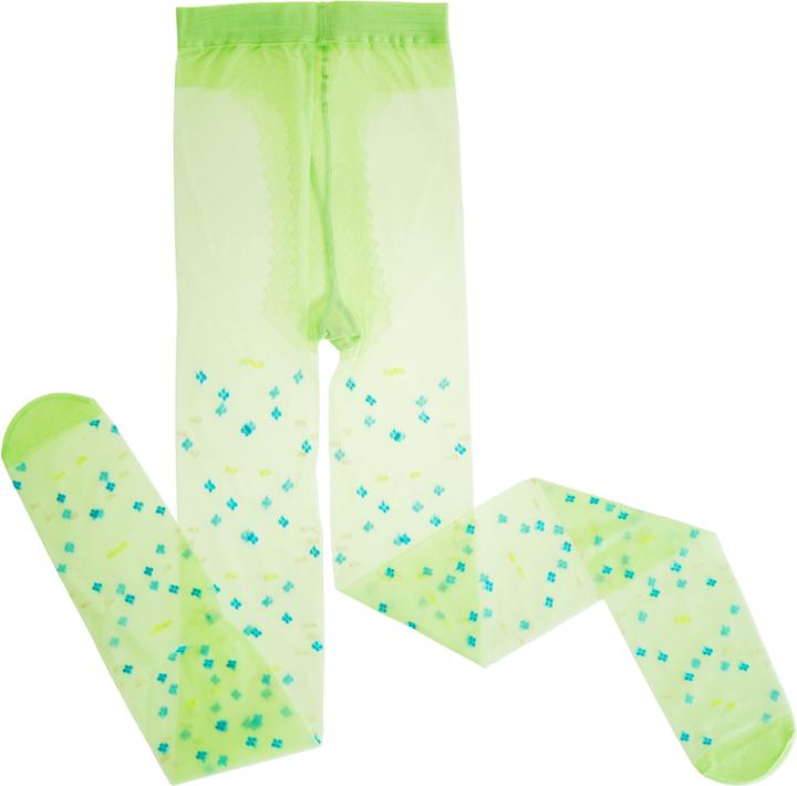 Immagine prodotto Dressforfun Collant fini per il giorno di San Patrizio con trifogli e puntini (Taglia unica)