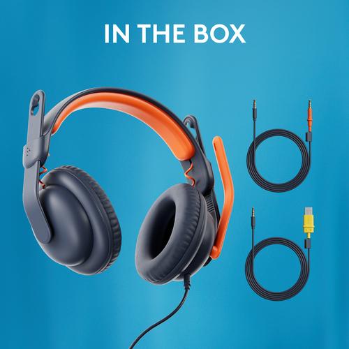 Actual product image Logitech Zone Learn - CLASSIC BLUE - OVER EAR AUX 3.5mm - EDU