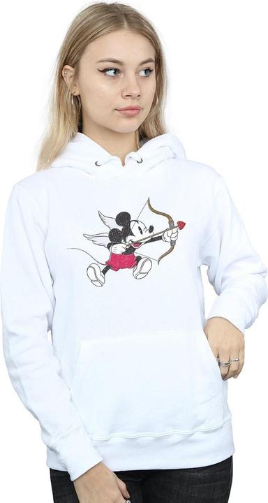 Immagine prodotto Disney Mickey Mouse Love Cherub Felpa con Cappuccio Donna (XXL)