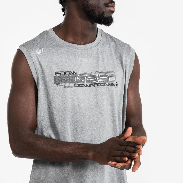 Image du produit Kipsta Maillot De Basketball Sans Manche Homme/Femme - Fast 500 Gris (L)