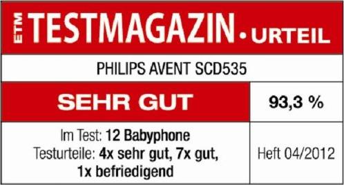 Produktbild Philips Avent Scd 535/00 Dect (Babyphone Audio, 330 m)