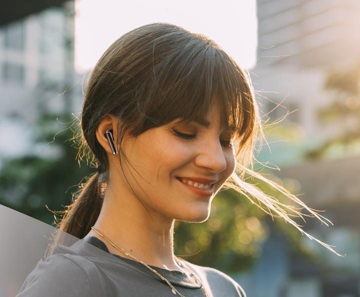 Immagine prodotto Music Sound Breeze Auricolare Bluetooth a capsula con case colorata (Nessuna soppressione del rumore, 4.50 h, Senza fili)