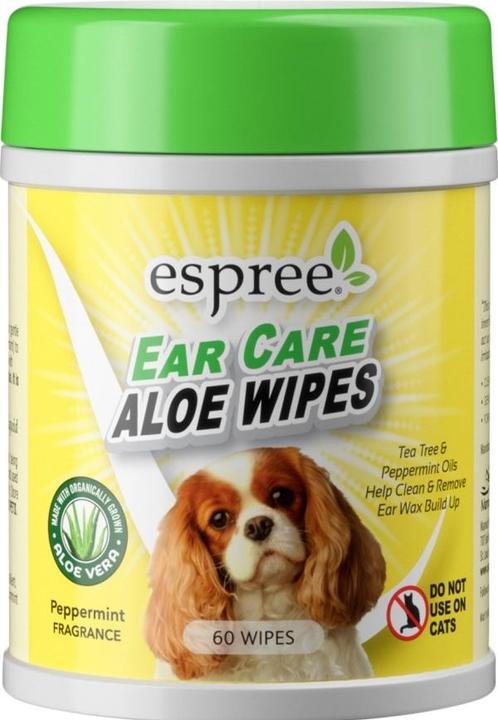 Espree Verzorgingsdoekjes Aloe Voor Oren Hond (Dog)