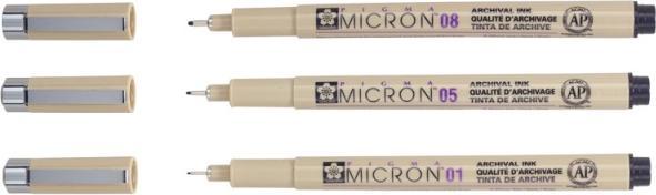 Produktbild Sakura Pigma Micron (Black, 3 x)