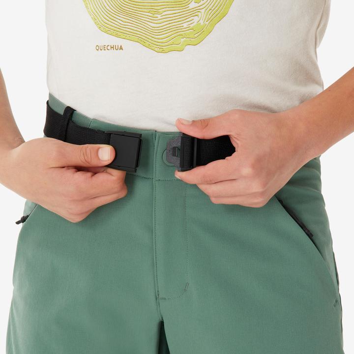 Immagine prodotto Quechua Kids’ Softshell Hiking Trousers 7-15 Years - MH900 - Green (14, 15, 16)
