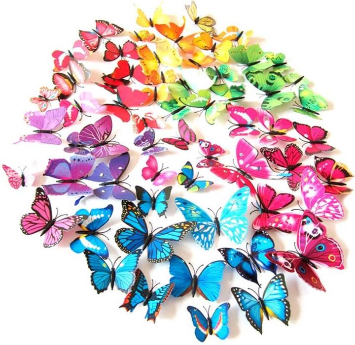 Actual product image Cover-Discount 3D butterflies