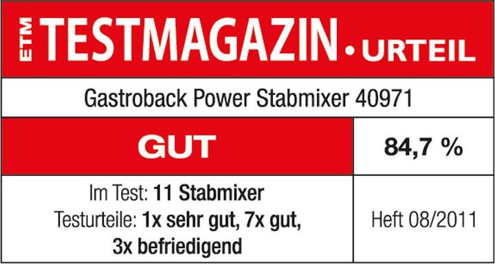 Produktbild Gastroback 40971 Home Culture Power