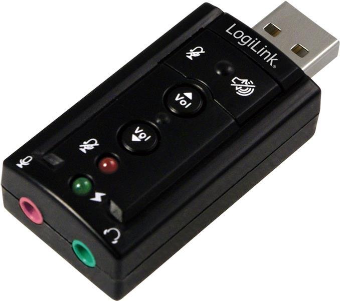 Immagine prodotto LogiLink La scheda audio USB 2.0 con effetto sonoro Virtual 7.1 offre la possibilità di scegliere tra (USB 2.0)