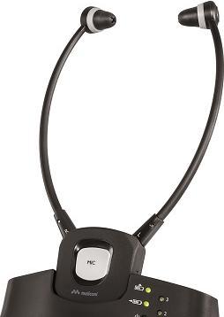 Actual product image Meliconi HP STETO DIGITAL Headset Black (Wireless)