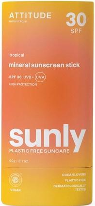 Attitude Mineral protection stick for the body Orange Blossom SPF 30 Sunly (Mineral Sunscreen (Sonnenspray, SPF 30)