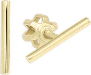 Actual product image Brilio Minimalist gold earrings Bars 231 001 00672 0000000