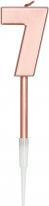 Actual product image Folat Number candle 7 rose gold (1 pcs.)