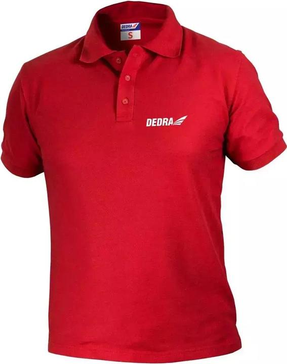 Actual product image Dedra Men's Red Polo Shirt S (BH5PC-S) (S)