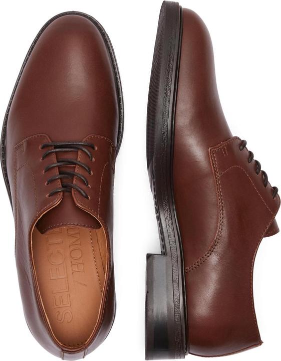 Actual product image Selected Homme Leather Derby Shoes (40)