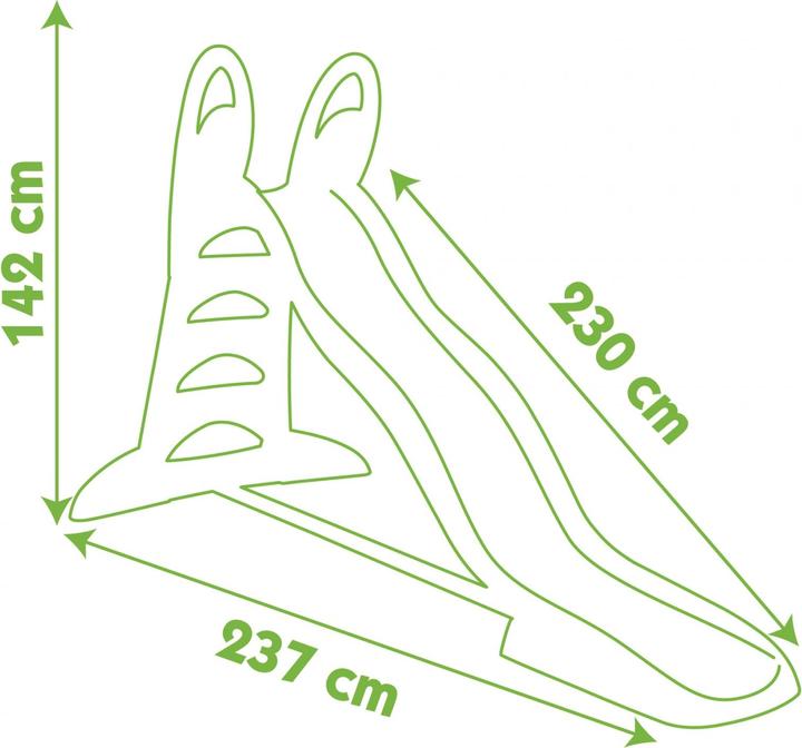 Actual product image Smoby XL double wave slide