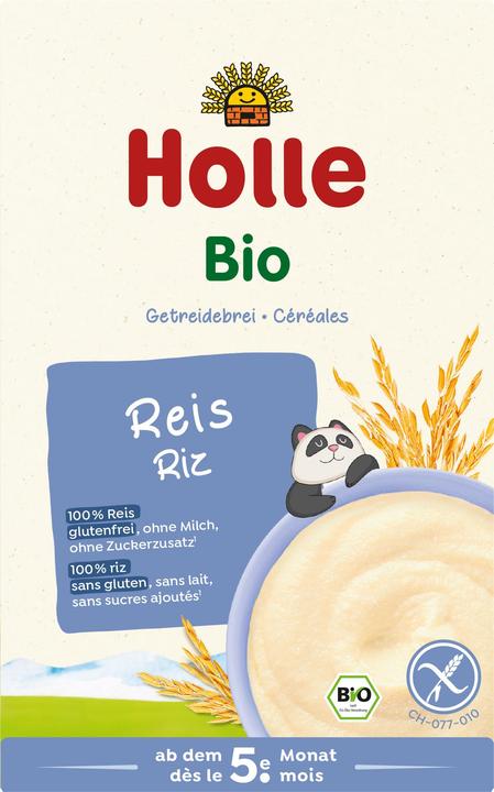 Produktbild Holle Bio Vollkorngetreidebrei Reis (250 g)