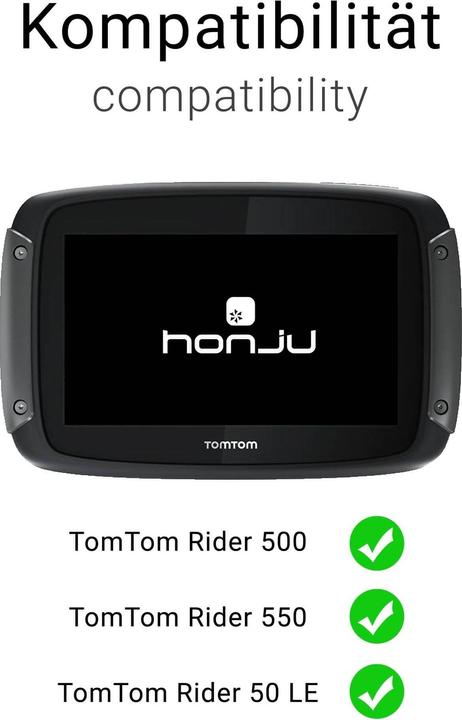 Actual product image Honju BIKE Neoprene bag for TomTom Rider motorbike navigation systems
