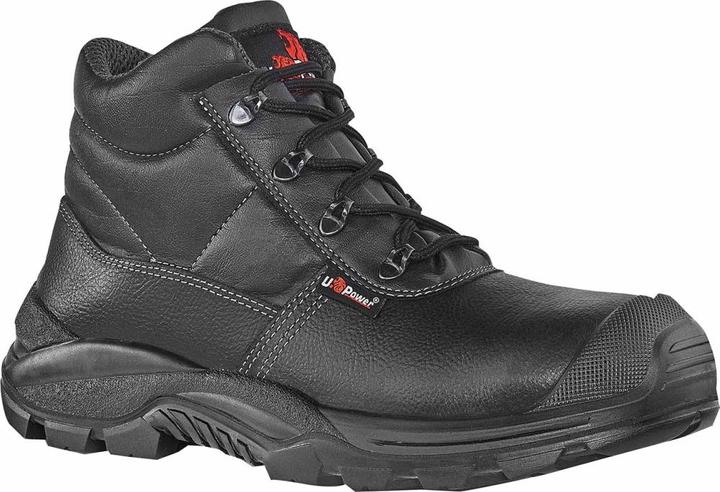 Produktbild U-Power Sicherheitsstiefel Jaguar UK Grösse 40 schwarz S3 SRC EN ISO 20345 vollnarbiges Leder (S3, 40)