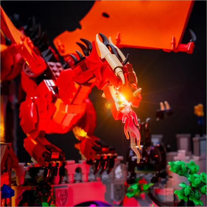 Actual product image Light my bricks LEGO® Dungeons & Dragons: Red Dragon's Tale #21348 Light Kit