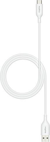 Zagg Mophie Charge Essentials Câble USB-A - USB-C 1m - Blanc (1 m, USB 2.0)