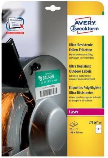 Actual product image Avery Ultra-Resistant Foil Labels