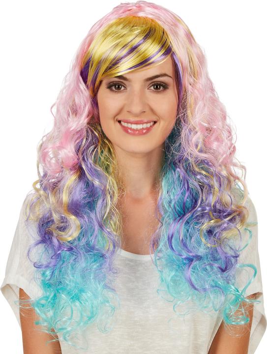 Produktbild Dressforfun Frauenperücke Locken Ombré Pastell