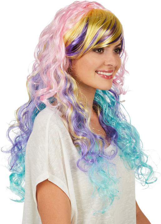 Produktbild Dressforfun Frauenperücke Locken Ombré Pastell