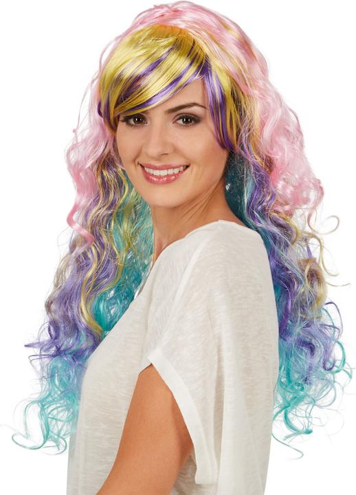 Produktbild Dressforfun Frauenperücke Locken Ombré Pastell