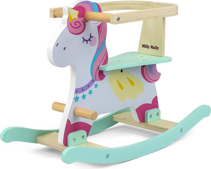 Image du produit No Name Cheval à bascule Lucky 12 Licorne Milly Mally