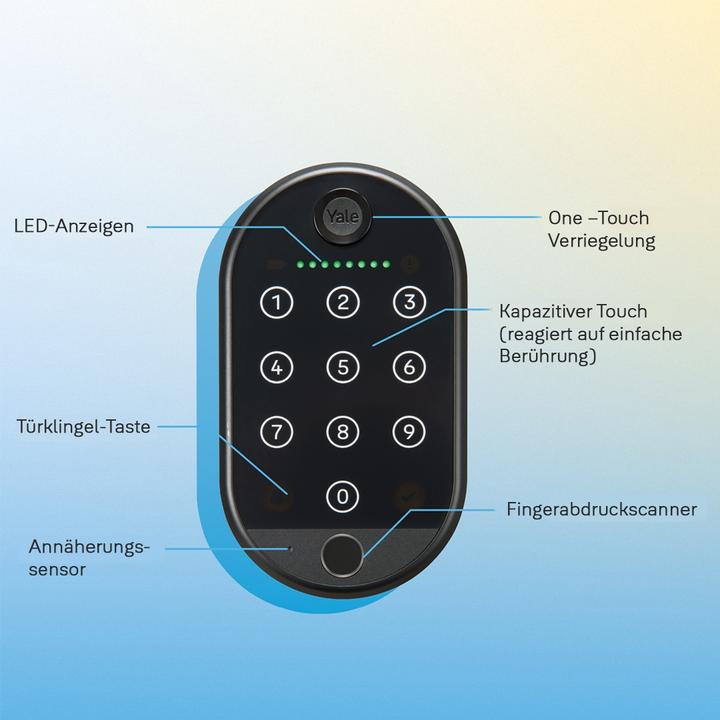 Actual product image Yale Linus Smart Keypad 2 (Fingerprint, Electronic numerical code, Bluetooth)
