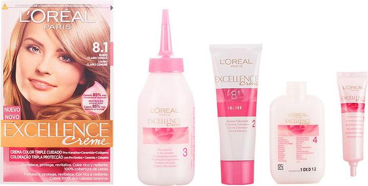 Image du produit L'Oréal Paris EXCELLENCE Encre crème #8,1 rubio claro ceniza (#8,1 rubio claro ceniza)