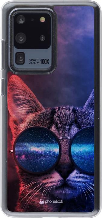 Produktbild PhoneLook Hülle transparent Red Blue Cat Glasses (Samsung Galaxy S20 Ultra)