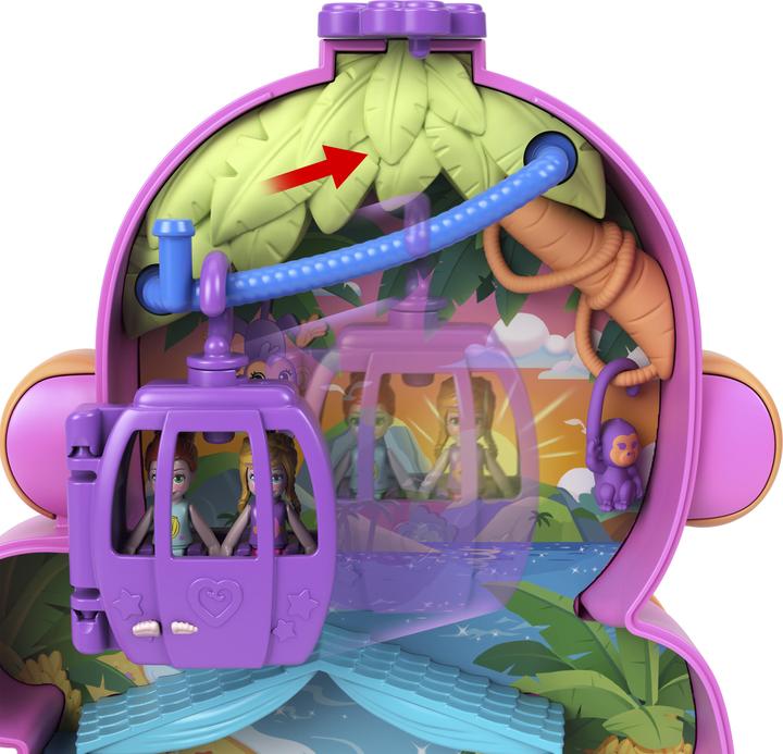 Actual product image Polly Pocket Play set monkey mum and baby