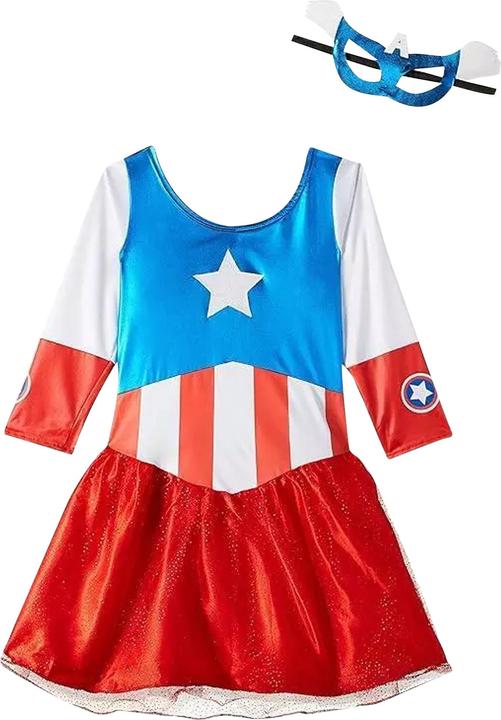 Produktbild Captain America Dream Kostüm Mädchen (116)