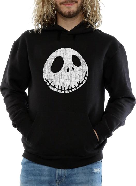 Immagine prodotto Disney Nightmare Before Christmas Jack Cracked Face Felpa con Cappuccio Uomo (M)
