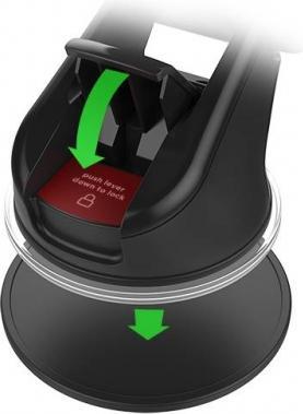 Actual product image iOttie Suction cup holder up to 6 inch or 89mm maximum width HLCRIO142 black