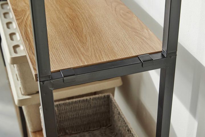 Produktbild Möbilia 1 breites Regal, 1 schmales Regal (127.5 x 30 x 210 cm)