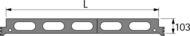 Produktbild Hettich Traverse L1060-1860mm
