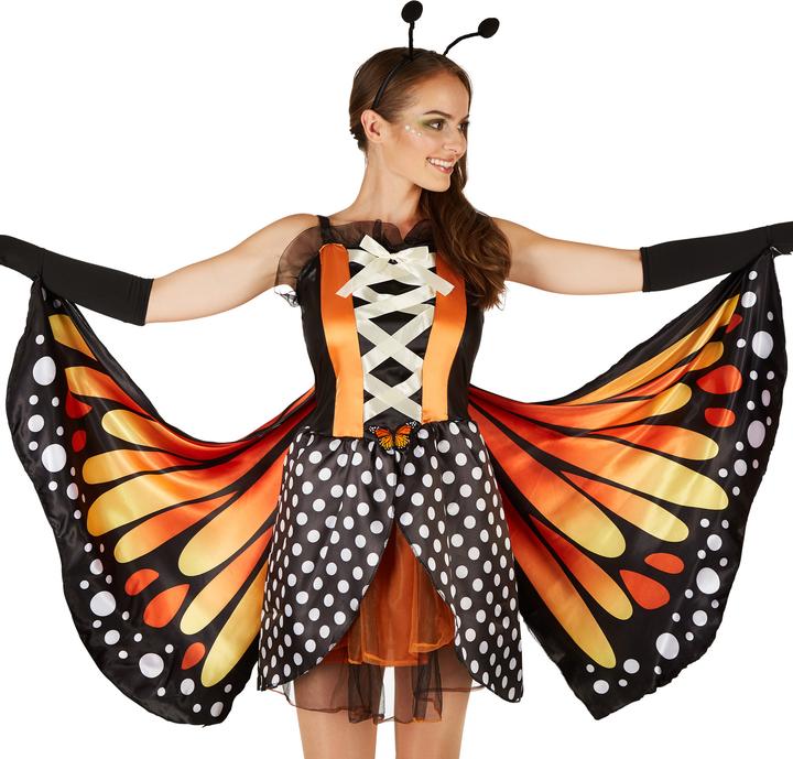 Image du produit tectake Costume de papillon grand cuivré pour femme (XXL)