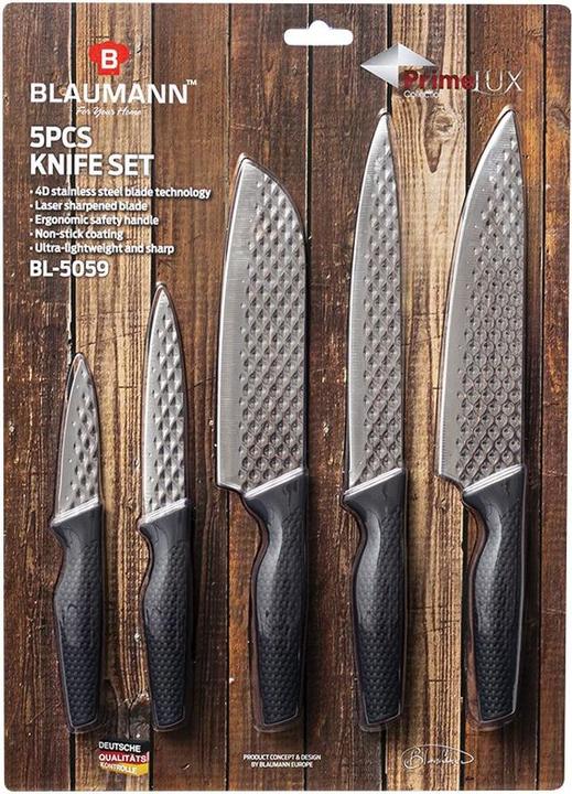 Actual product image Blaumann Knife set 5 pieces