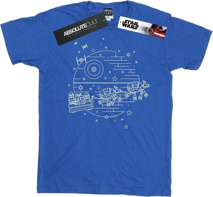 Star Wars Death Star Sleigh TShirt (L)