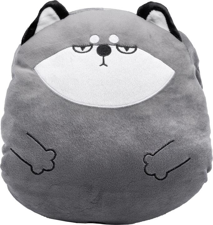 Actual product image Milla & Måns Husky plush toy, 35 cm, grey (35 cm)