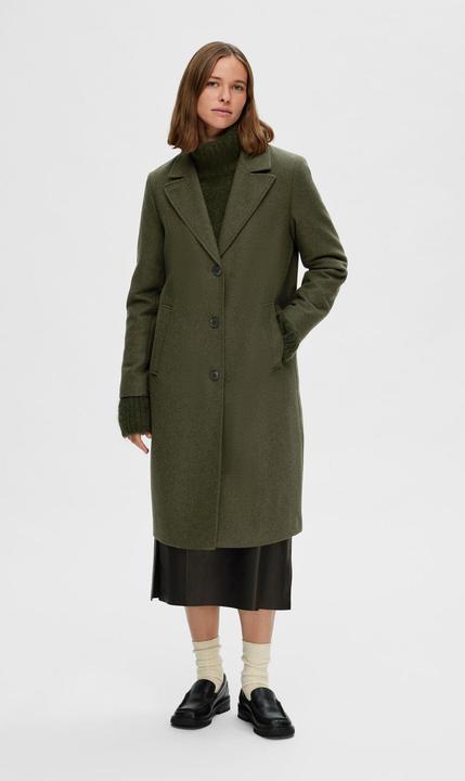 Image du produit Selected Femme Manteau en laine à une seule rangée (36)