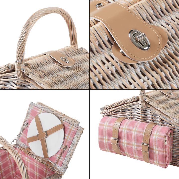 Actual product image Casa.Pro Picknickkorb Bucchianico für 2 Personen Komplettset