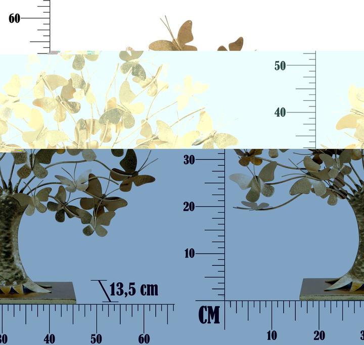 Actual product image Mauro Ferretti Decorative object tree of life with butterfly glam
