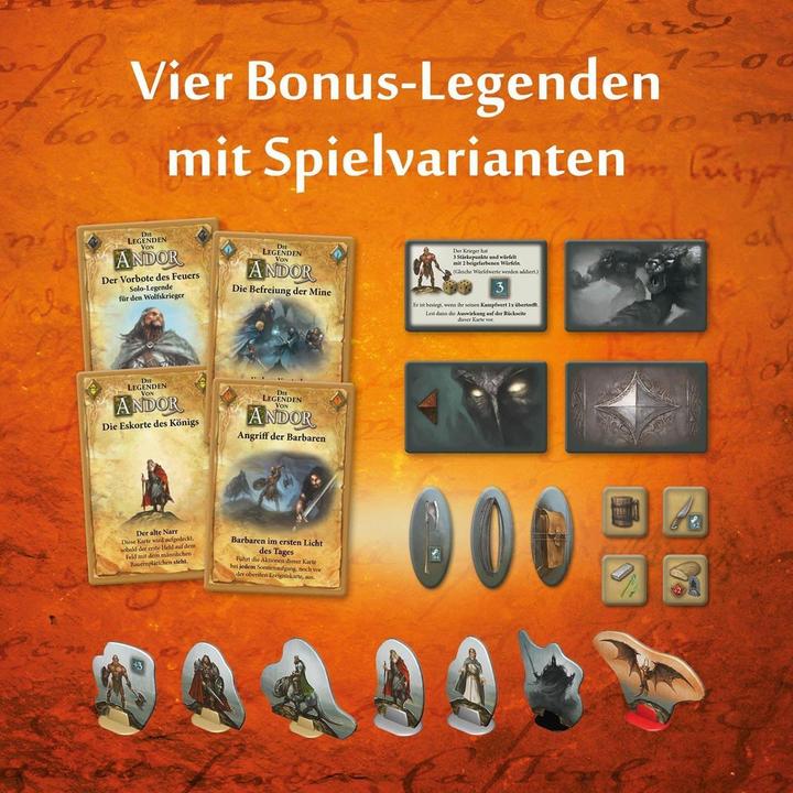 Image du produit Kosmos Les Légendes d'Andor - Le coffret bonus (Allemand)