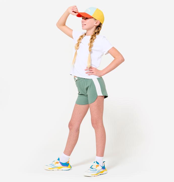 Actual product image Domyos Shorts Mädchen Baumwolle - grün (10, 11, 12)