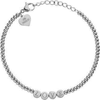 Purelei Bracciale Spread Love argent (19 cm, Acciaio inossidabile)