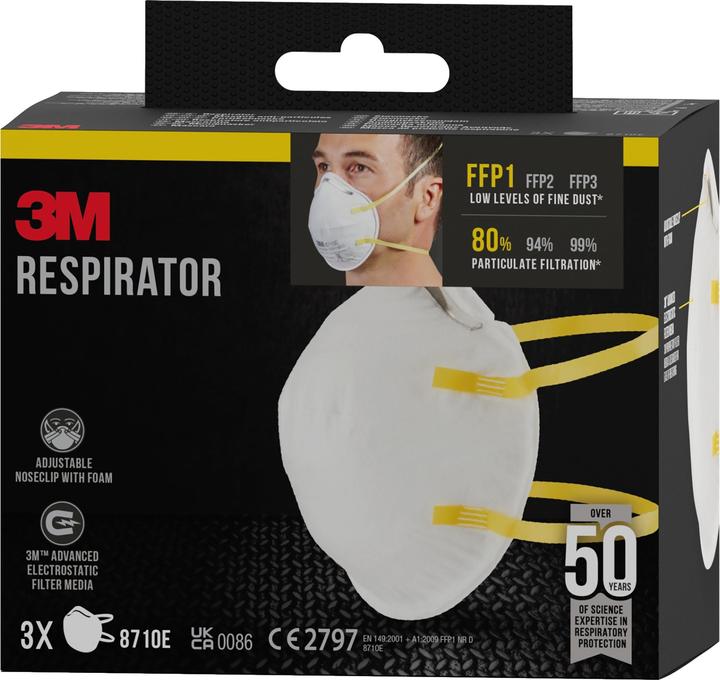 Produktbild 3M Atemschutzmaske (FFP1, 3 x)